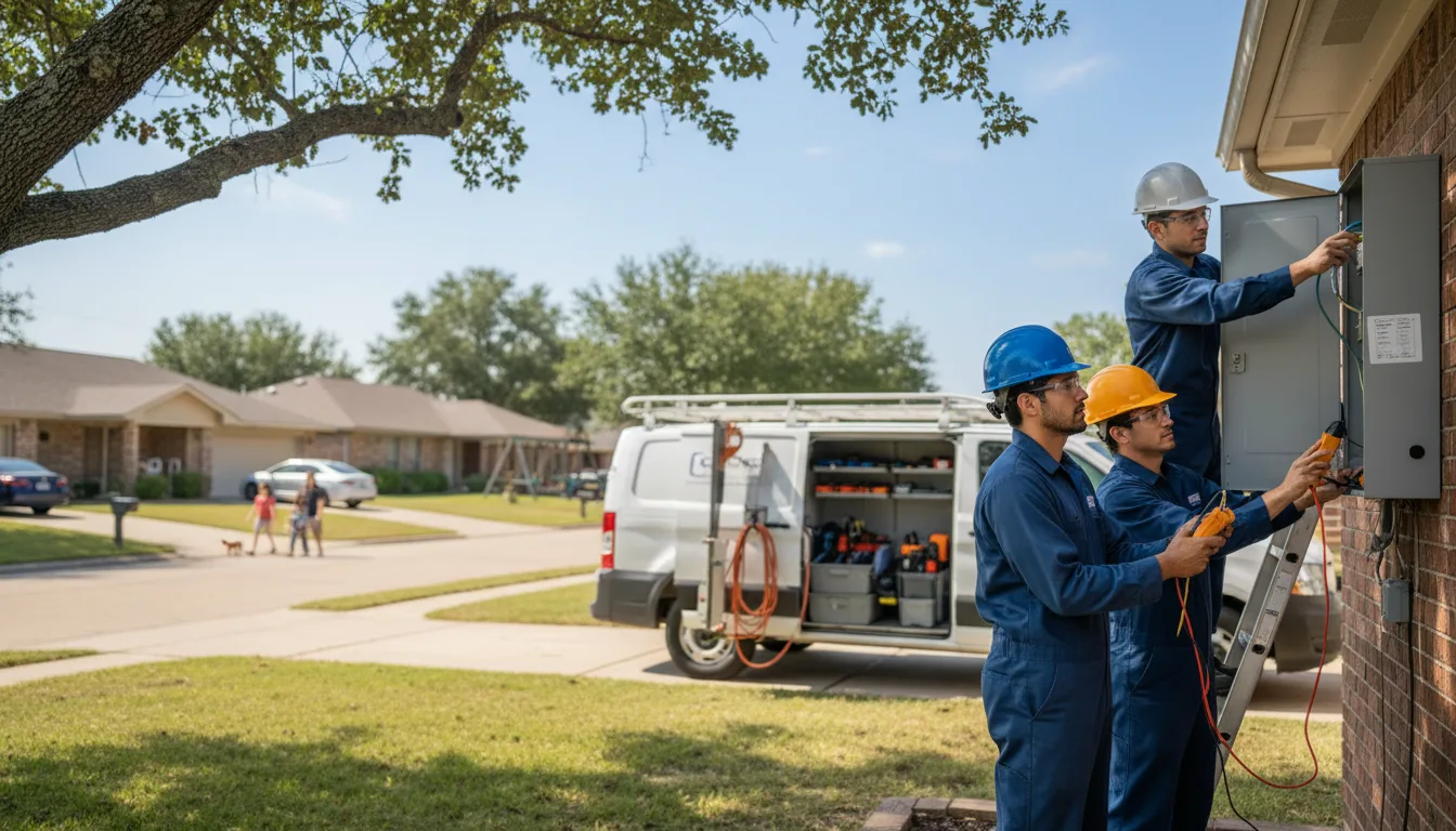 Certified electrician providing emergency electrical services in Varna, IL